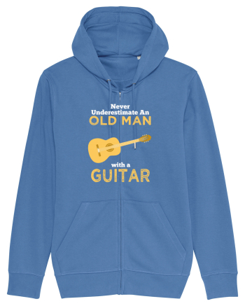 OLD MAN WITH GUITAR Bright Blue
