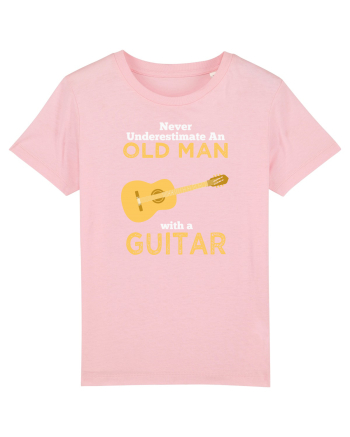 OLD MAN WITH GUITAR Cotton Pink