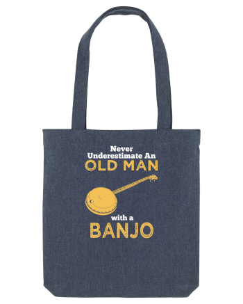 OLD MAN WITH A BANJO Midnight Blue