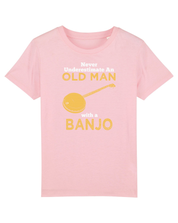OLD MAN WITH A BANJO Cotton Pink