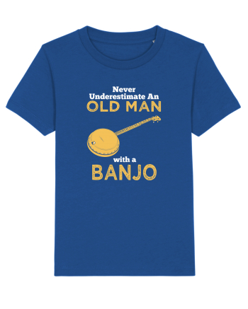 OLD MAN WITH A BANJO Majorelle Blue