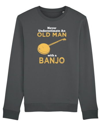 OLD MAN WITH A BANJO Anthracite