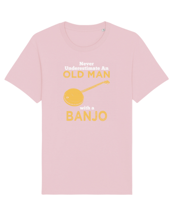 OLD MAN WITH A BANJO Cotton Pink