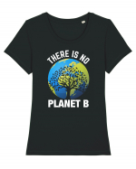 There Is No Planet B Tricou mânecă scurtă guler larg fitted Damă Expresser