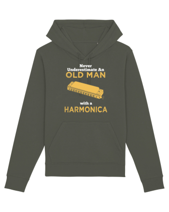 OLD MAN WITH A HARMONICA Khaki
