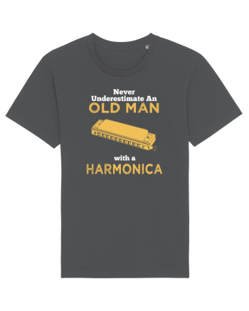 OLD MAN WITH A HARMONICA Anthracite