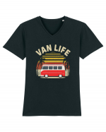 Van Life Tricou mânecă scurtă guler V Bărbat Presenter