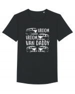 Vroom Vroom Van Daddy Tricou mânecă scurtă guler larg Bărbat Skater