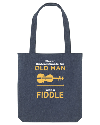 OLD MAN WITH A FIDDLE Midnight Blue