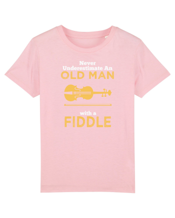 OLD MAN WITH A FIDDLE Cotton Pink