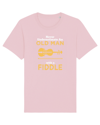 OLD MAN WITH A FIDDLE Cotton Pink