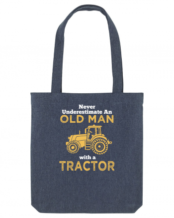 OLD MAN WITH A TRACTOR Midnight Blue