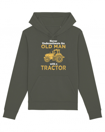 OLD MAN WITH A TRACTOR Khaki