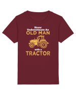 OLD MAN WITH A TRACTOR Tricou mânecă scurtă  Copii Mini Creator