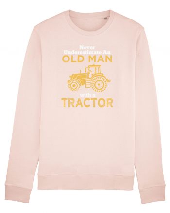 OLD MAN WITH A TRACTOR Candy Pink