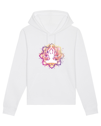Yoga Lotus Mandala Roz White