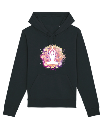 Yoga Lotus Mandala Roz Black