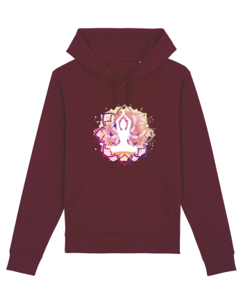 Yoga Lotus Mandala Roz Burgundy