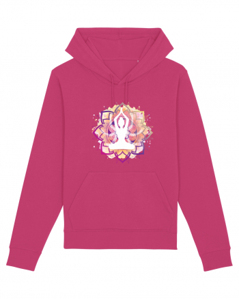 Yoga Lotus Mandala Roz Raspberry
