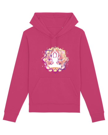 Yoga Lotus Mandala Roz Raspberry