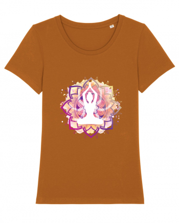 Yoga Lotus Mandala Roz Roasted Orange