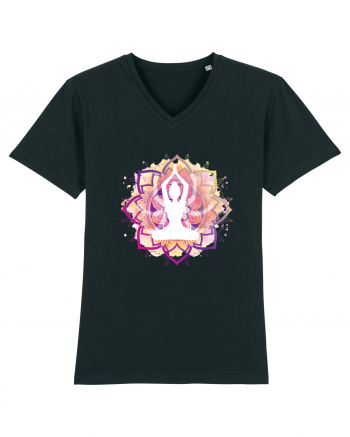 Yoga Lotus Mandala Roz Black
