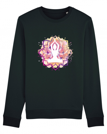 Yoga Lotus Mandala Roz Black