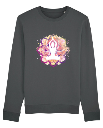 Yoga Lotus Mandala Roz Anthracite