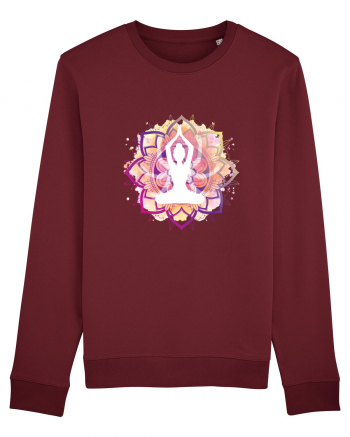 Yoga Lotus Mandala Roz Burgundy