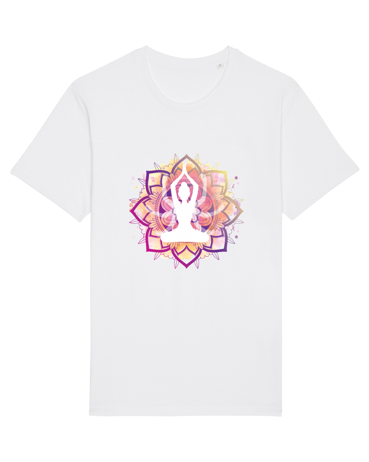 Tricou mânecă scurtă Unisex Rocker White