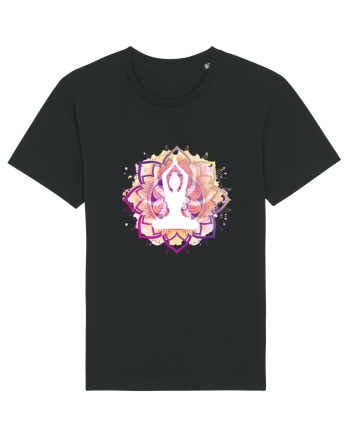 Yoga Lotus Mandala Roz Black