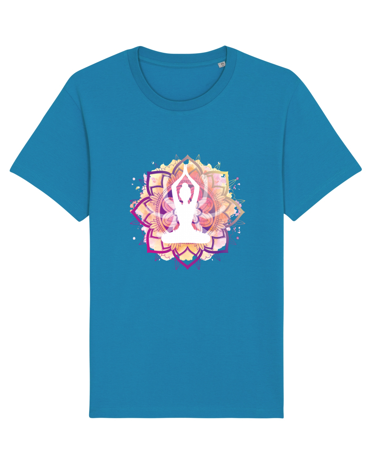 Tricou mânecă scurtă Unisex Rocker Azur