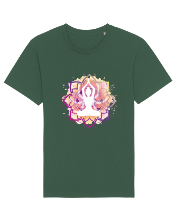 Yoga Lotus Mandala Roz Bottle Green