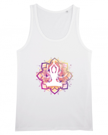 Yoga Lotus Mandala Roz White