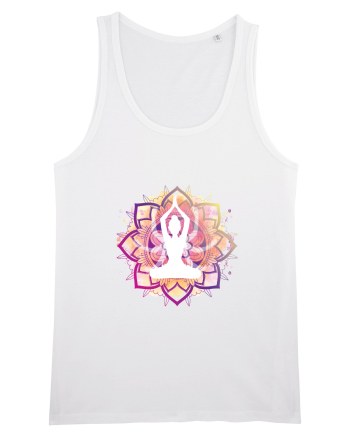 Yoga Lotus Mandala Roz White