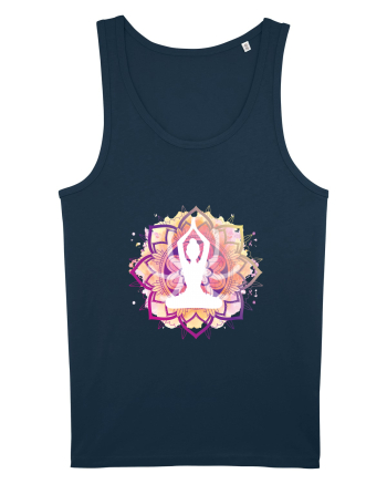 Yoga Lotus Mandala Roz Navy