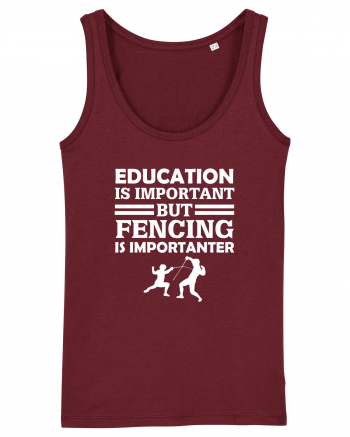 FENCING Burgundy