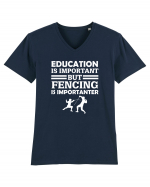 FENCING Tricou mânecă scurtă guler V Bărbat Presenter