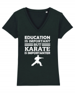 KARATE Tricou mânecă scurtă guler V Damă Evoker