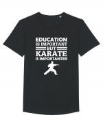 KARATE Tricou mânecă scurtă guler larg Bărbat Skater