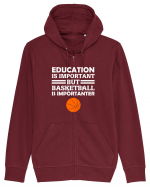 BASKETBALL Hanorac cu fermoar Unisex Connector