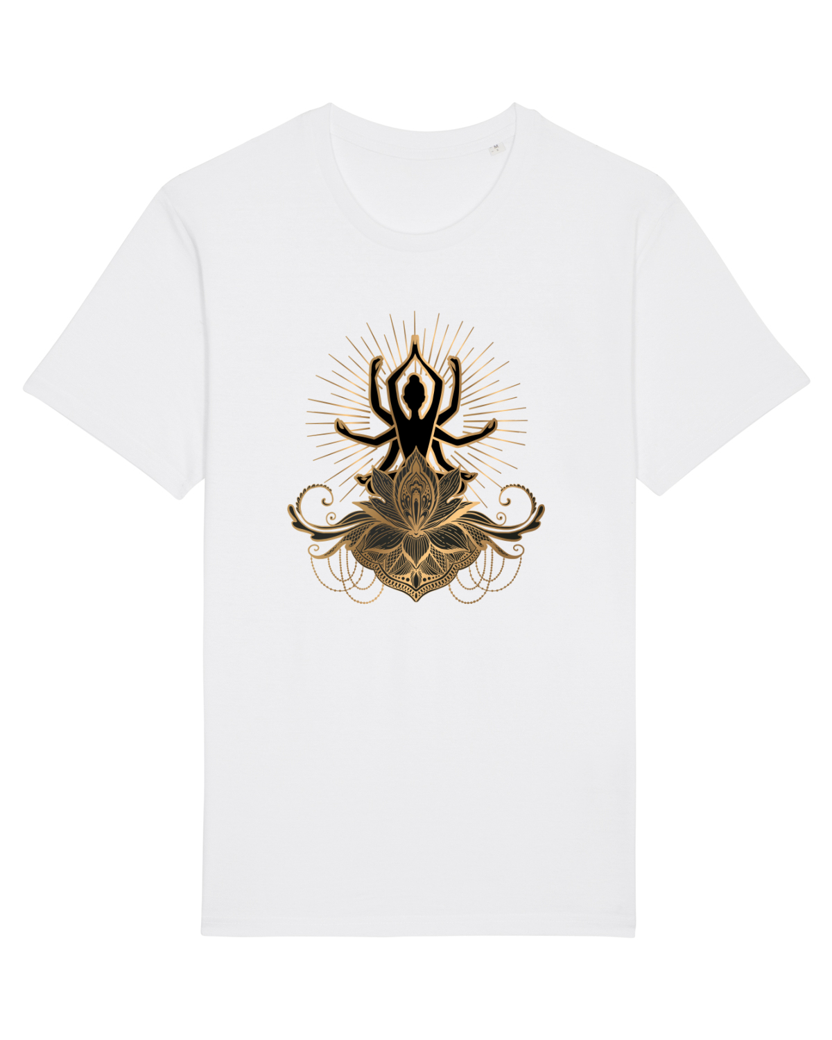 Tricou mânecă scurtă Unisex Rocker White