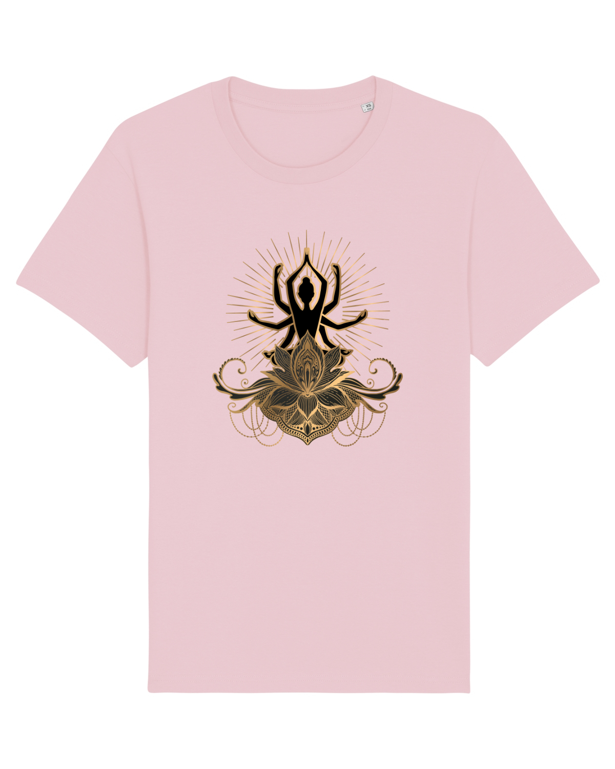 Tricou mânecă scurtă Unisex Rocker Cotton Pink