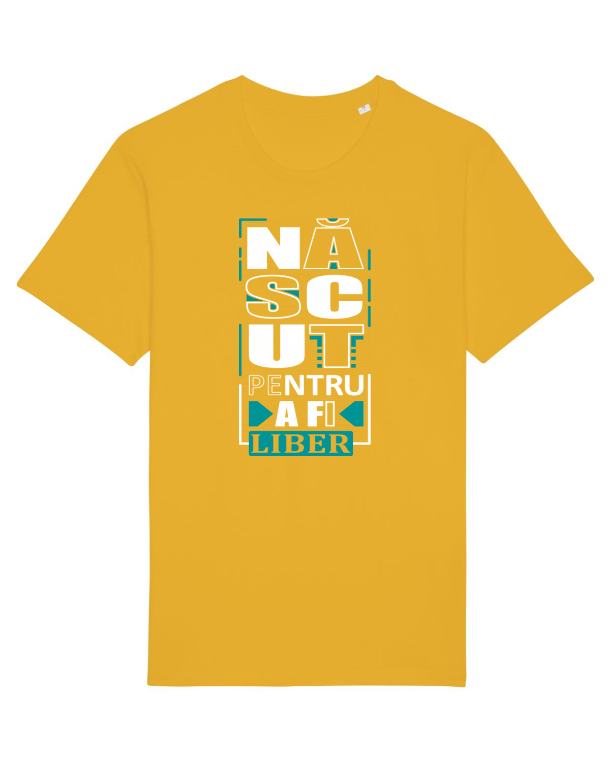 Tricou mânecă scurtă Unisex Rocker Spectra Yellow