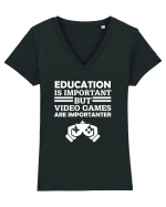 VIDEO GAMES Tricou mânecă scurtă guler V Damă Evoker