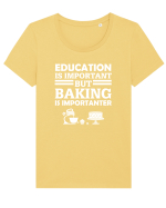 BAKING Tricou mânecă scurtă guler larg fitted Damă Expresser