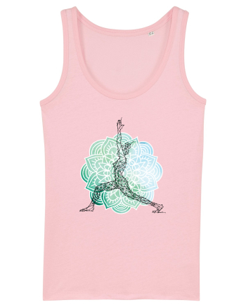 Yoga Mandala Abstract Cotton Pink