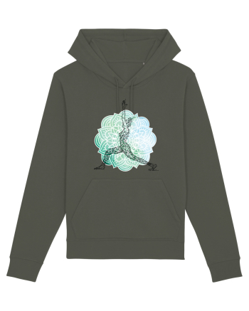 Yoga Mandala Abstract Khaki