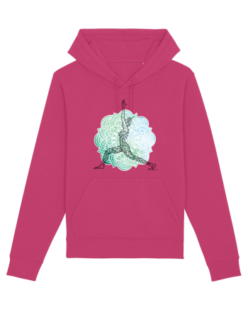 Yoga Mandala Abstract Raspberry