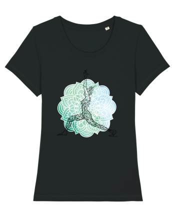 Yoga Mandala Abstract Black